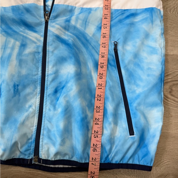 Adidas Men’s Blue and White Raincoat - Picture 11 of 11